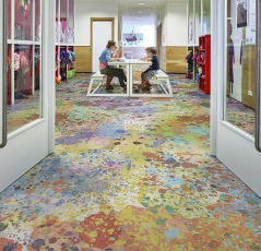 Forbo Sarlon Colour 19dB 9100T4319 multi color splash фото 2 | FLOORDEALER